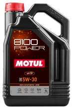 Load image into Gallery viewer, Motul 111801 8100 Power 5W30 Synthetic Engine Oil - 5L