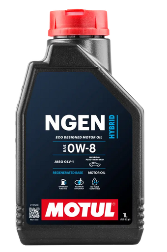 Motul 111879 NGEN Hybrid 0W8 Synthetic Engine Oil - 1L