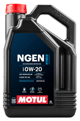 Motul 111902 NGEN Hybrid 0W20 Synthetic Engine Oil - 4L
