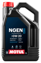 Load image into Gallery viewer, Motul 111902 NGEN Hybrid 0W20 Synthetic Engine Oil - 4L