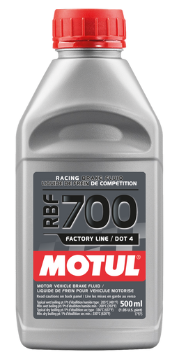 Motul 111257 RBF 700 Factory Line DOT 4 Brake Fluid, 500 mL