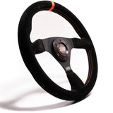MPI USA MPI-F-12-C 11.75 in Wheel Black Suede 6-Bolt Aluminum
