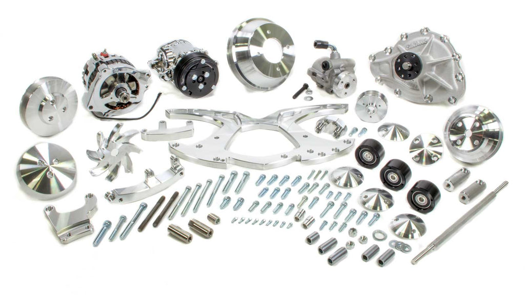 MARCH PERFORMANCE 13135 70-up Firebird Style Trk System Alt A/C P/S W/P