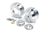 MARCH PERFORMANCE 1637 Ford SB Hi Flow Pulley Kit Clear Powder Coat