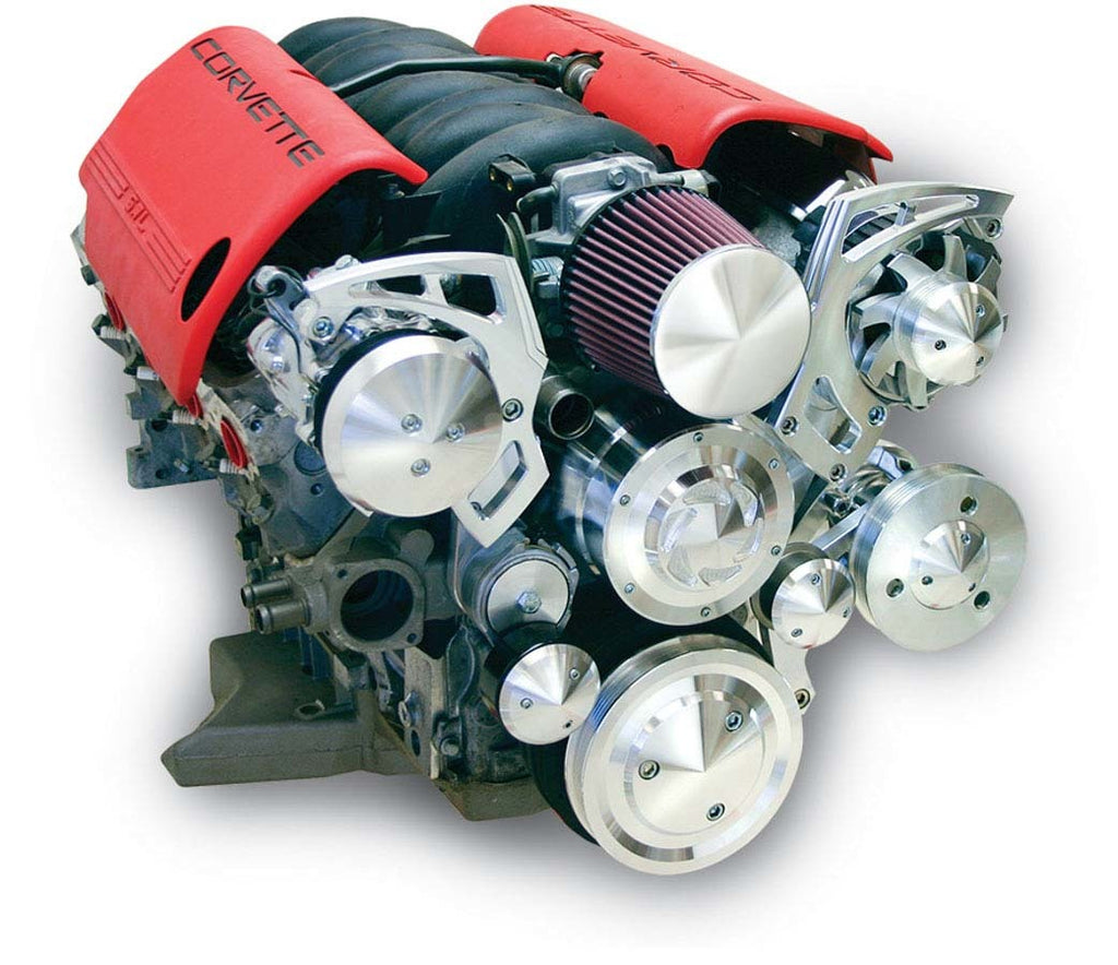 MARCH PERFORMANCE 20065 Serpentine Kit LS2 & LS7 LS1 Corvette