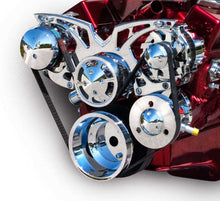 Load image into Gallery viewer, MARCH PERFORMANCE 21150 SBC Style Track Pulley Set Alt A/C with P/S