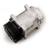 MARCH PERFORMANCE P413 A/C Compressor Sanden Style 508 Chrome