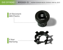 Load image into Gallery viewer, DV8 Offroad MPRSNSR-01 REPLACEMENT FRONT BEZEL AND REAR CLIP FOR MOPAR SENSORS (SENSORS NOT INCLUDED)