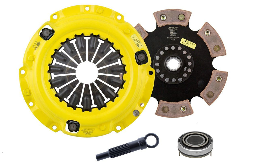 Advanced Clutch MR1-HDR6 ACT Heavy Duty Race Rigid 6 Pad Clutch Kit for Select Mitsubishi Eclipse, Mitsubishi Lancer