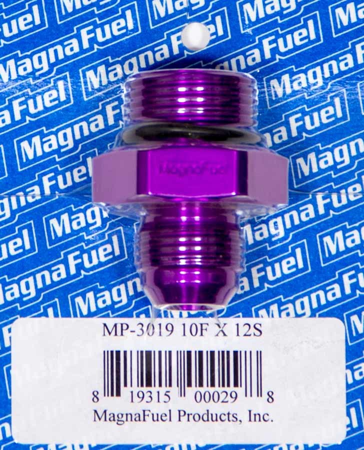 MAGNAFUEL/MAGNAFLOW FUEL SYSTEMS MP-3019 #10an Flare to #12an Port Fitting - Straight