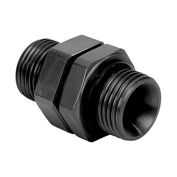 MAGNAFUEL/MAGNAFLOW FUEL SYSTEMS MP-3030-BLK #10 Straight to 3/8npt Coupler w/Jam Nut Black