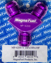 Load image into Gallery viewer, MAGNAFUEL/MAGNAFLOW FUEL SYSTEMS MP-6200 Y-Fitting - 3 #10an Male