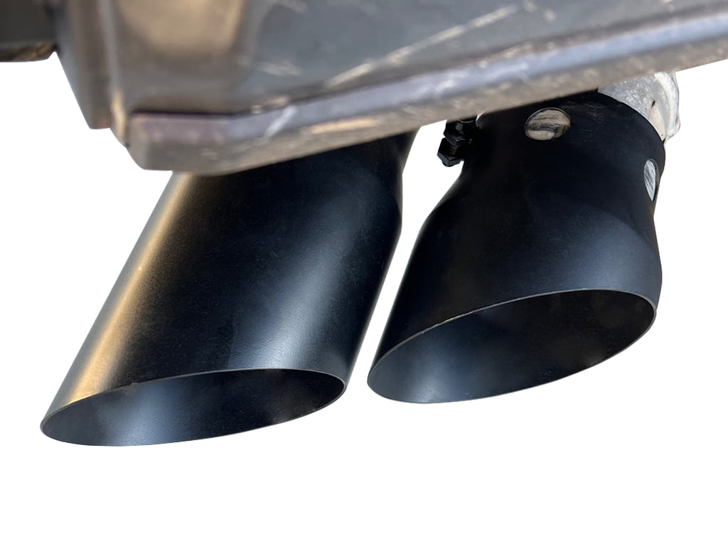 Black Horse Off Road MT-FOSDB Muffler Tip for Select Ford F-250 Super Duty, Ford F-350 Super Duty, Ford F-450 Super Duty