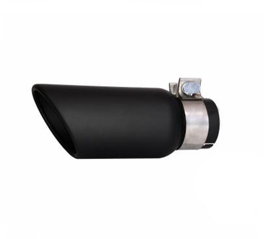 Black Horse Off Road MT-RR01BK Muffler Tip for Select Chevrolet Colorado, Chevrolet Silverado 1500, Chevrolet Silverado HD, Chevrolet Silverado HD, Chevrolet Tahoe, Dodge Dakota, Dodge Ram 1500, Dodge Ram 2500, Dodge Ram 3500, Ford F-150, Ford Ranger,