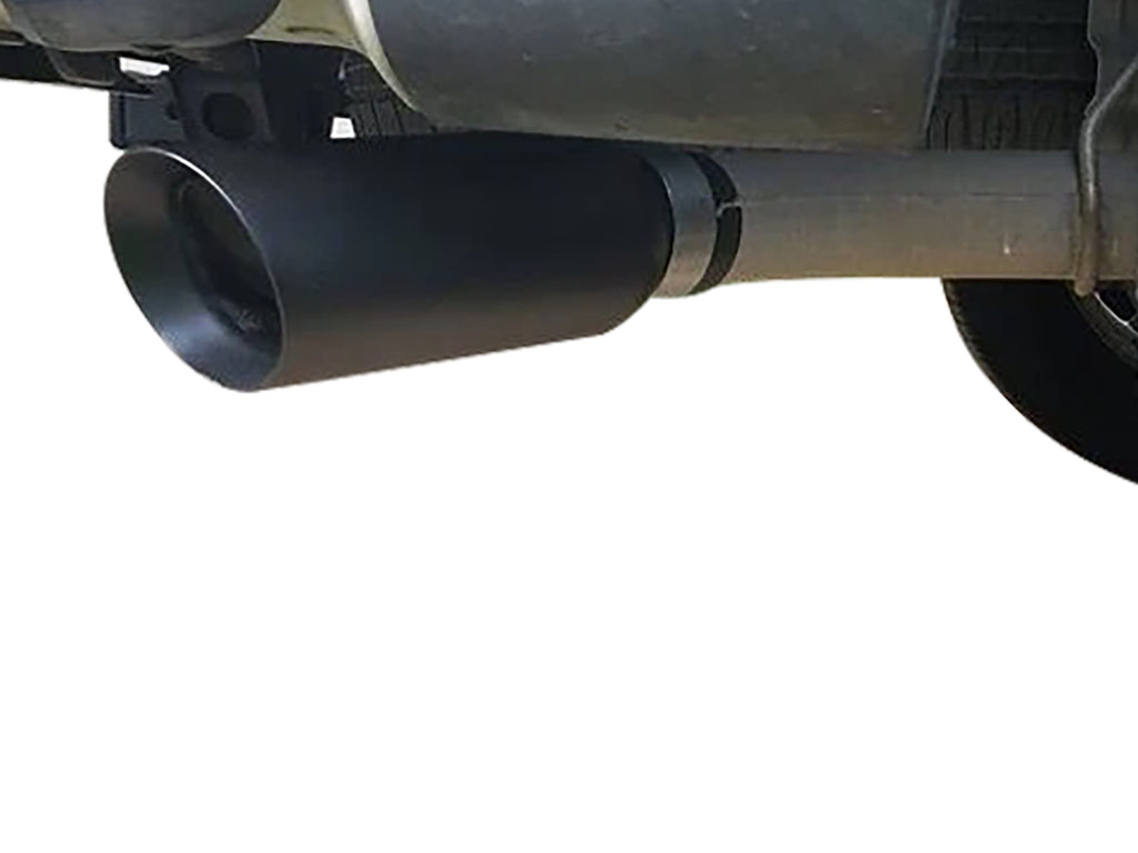 Black Horse Off Road MT-RR03BK Muffler Tip for Select Chevrolet Colorado, Chevrolet Silverado 1500, Chevrolet Silverado HD, Chevrolet Silverado HD, Chevrolet Tahoe, Dodge Dakota, Dodge Ram 1500, Dodge Ram 2500, Dodge Ram 3500, Ford F-150, Ford Ranger,