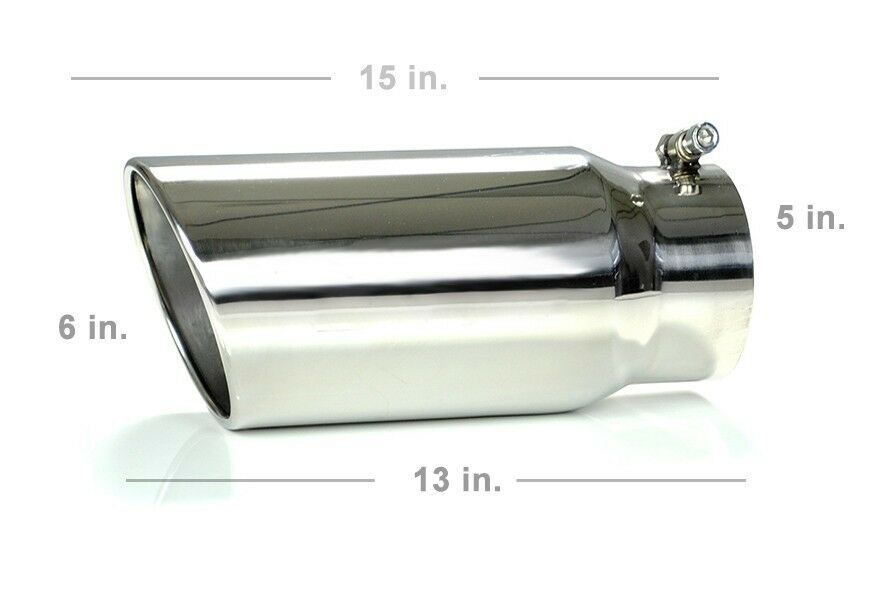 Black Horse Off Road MT-SC05-SS Muffler Tip