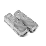 Holley 241-84  M/T Valve Covers - Vintage Style - Finned - Bbc - Polished