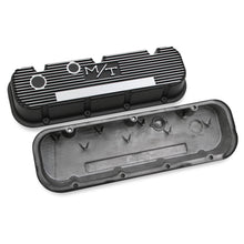 Load image into Gallery viewer, MT-Valve-Covers---Vintage-Style---Finned---Bbc---Satin-Black