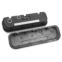 Load image into Gallery viewer, MT-Valve-Covers---Vintage-Style---Finned---Bbc---Satin-Black