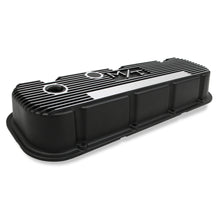 Load image into Gallery viewer, MT-Valve-Covers---Vintage-Style---Finned---Bbc---Satin-Black