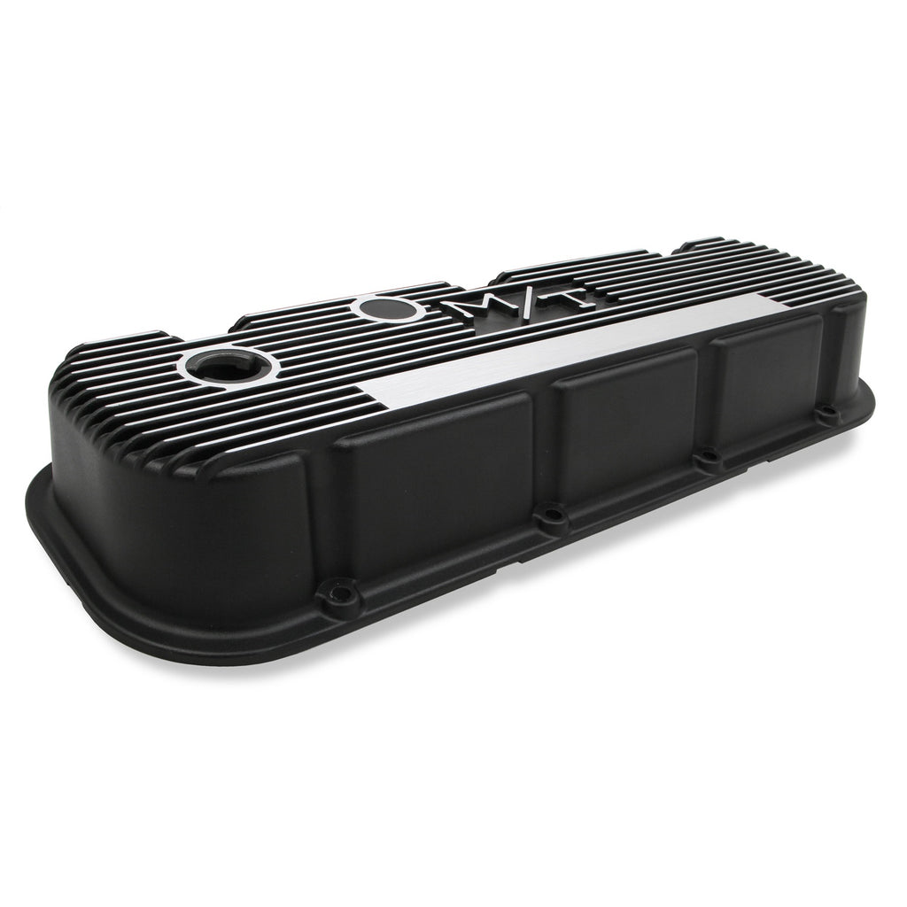 MT-Valve-Covers---Vintage-Style---Finned---Bbc---Satin-Black