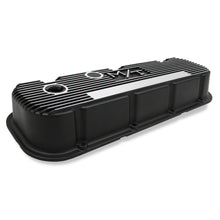 Load image into Gallery viewer, MT-Valve-Covers---Vintage-Style---Finned---Bbc---Satin-Black