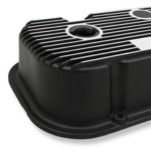 Load image into Gallery viewer, MT-Valve-Covers---Vintage-Style---Finned---Bbc---Satin-Black
