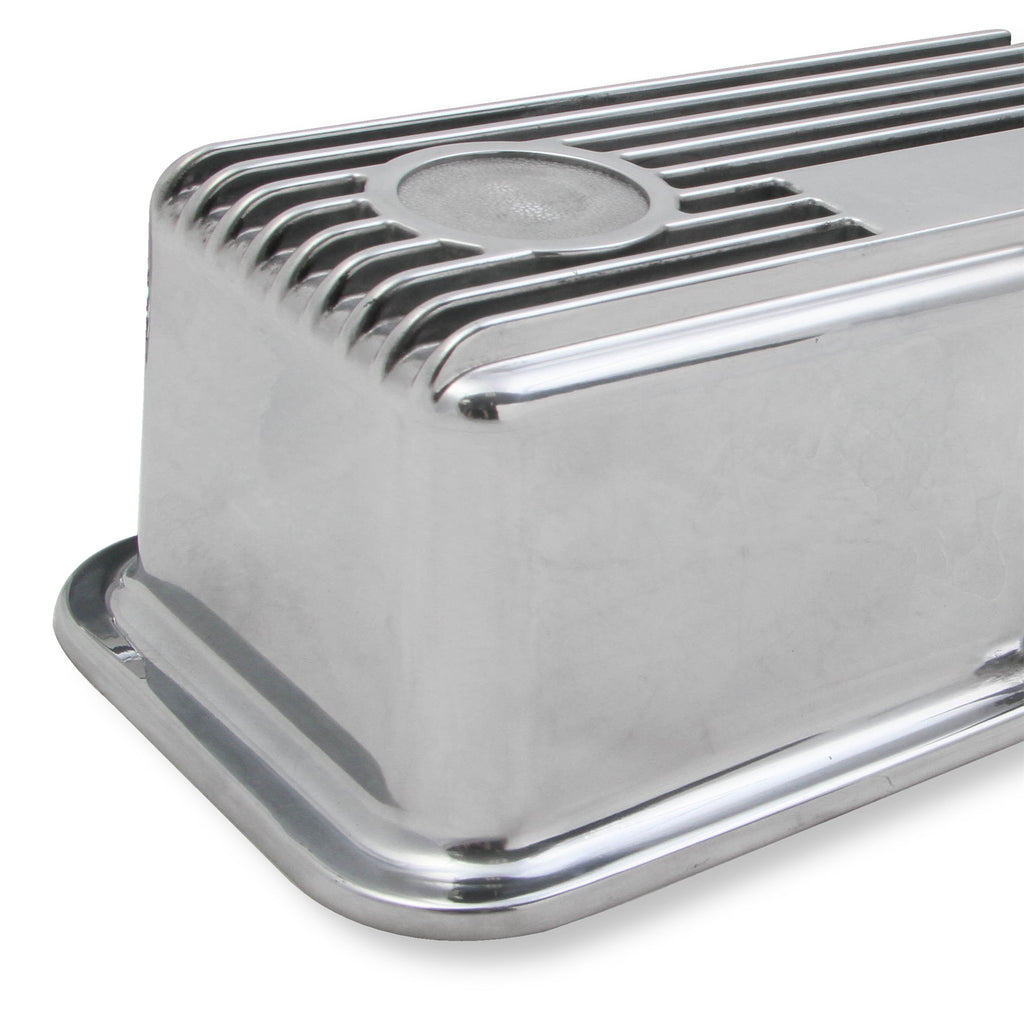 MT-Valve-Covers---Vintage-Style---Finned---Sbc---Polished