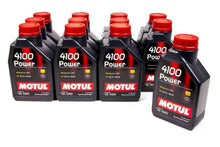 Load image into Gallery viewer, MOTUL USA 102773-12 4100 Power 15W50 Oil Case 12x1 Liter