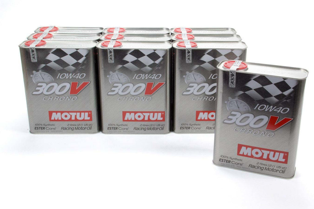 MOTUL USA 104243-10 300V 10w40 Racing Oil Synthetic Cs/10-2 Liter