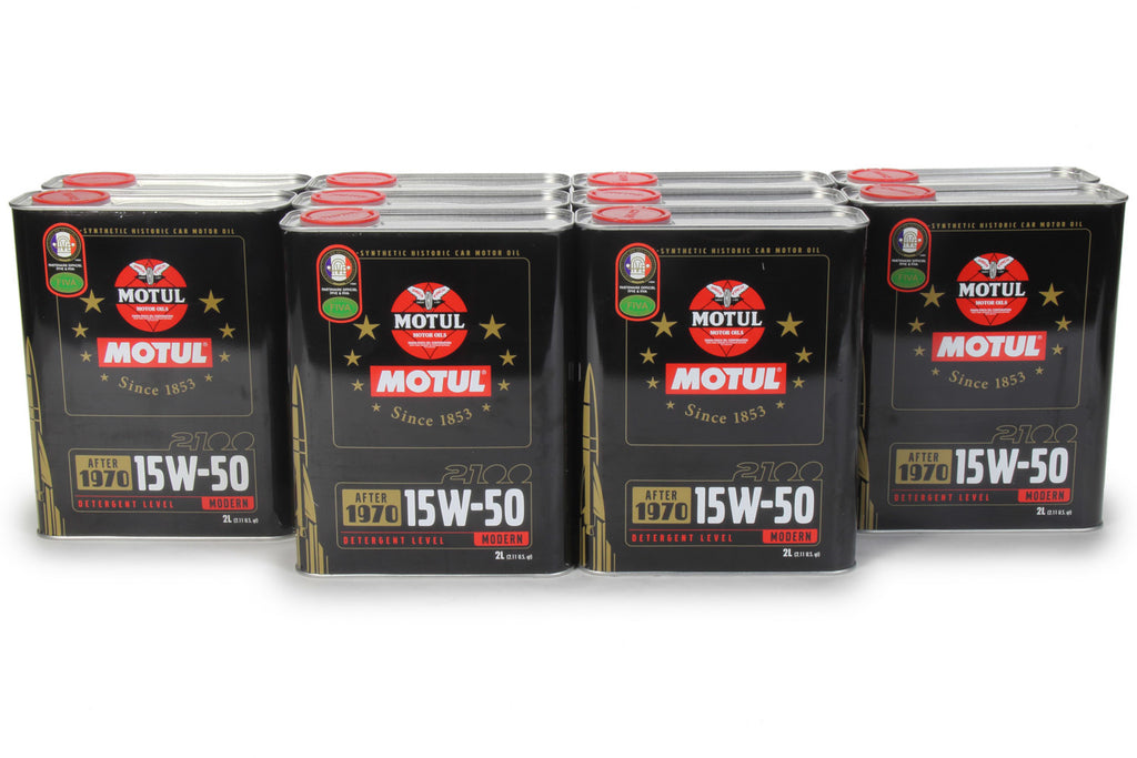 MOTUL USA 104512-10 2100 Classic Oil 15w50 Case 10 x 2 Liter