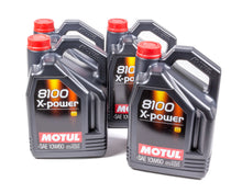 Load image into Gallery viewer, MOTUL USA 106144-4 8100 X-Power 10w60 Case 4x5 Liter