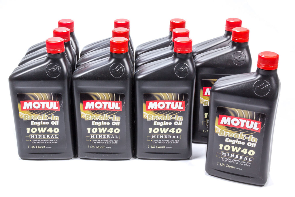 MOTUL USA 108080-12 Break-In Oil 10w40 Case 12 x 1 Qt.