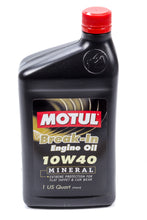 Load image into Gallery viewer, MOTUL USA 108080 Break-In Oil 10w40 1 Qt