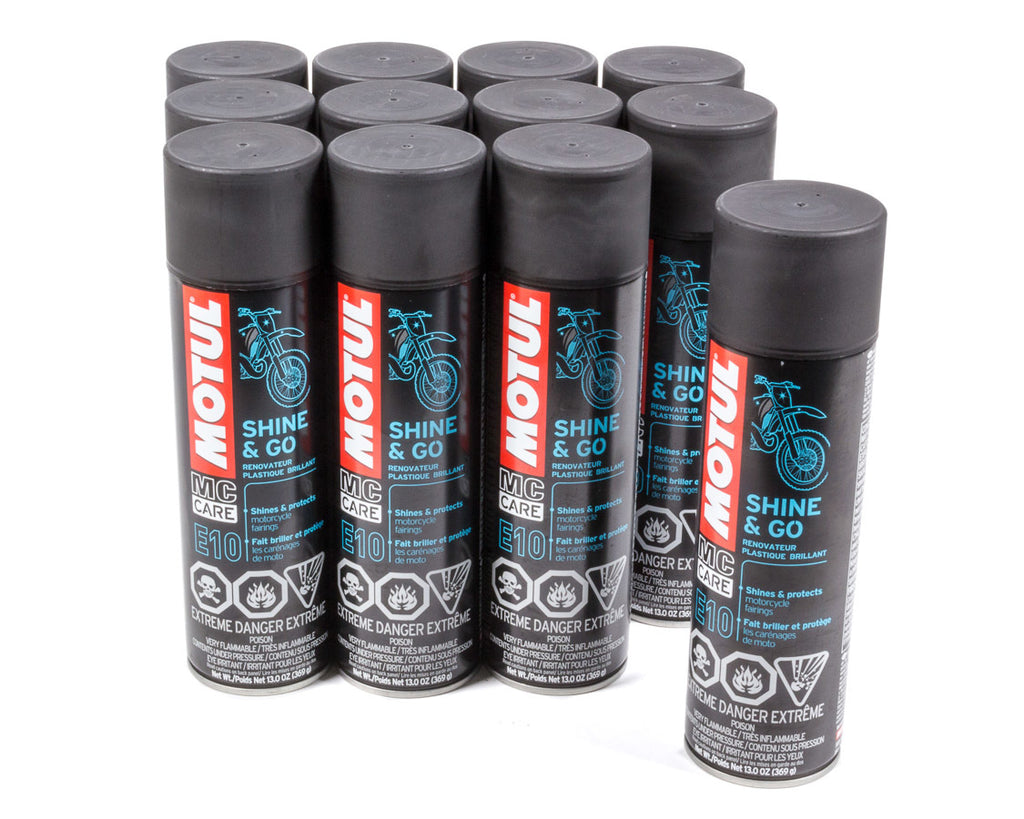 MOTUL USA 108093-12 E10 Shine & Go Case 12x13oz