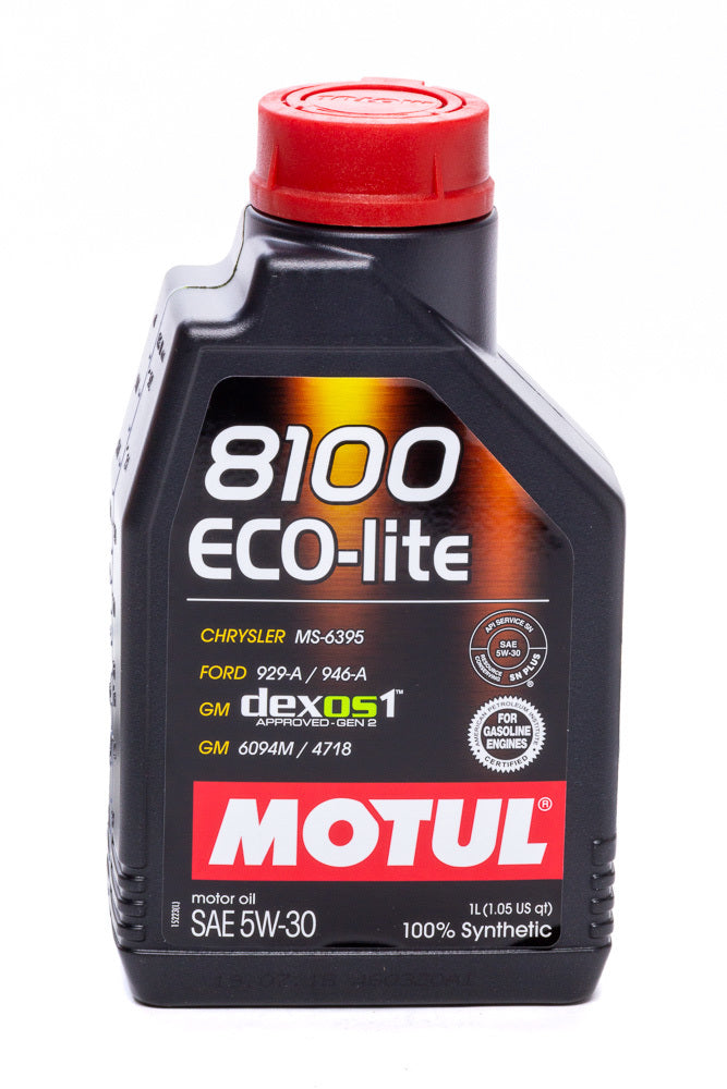MOTUL USA 108212 8100 Eco-Lite 5w30 1 Liter Dexos1