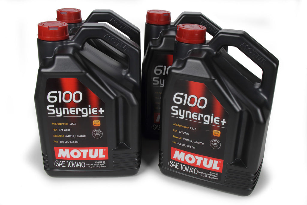 MOTUL USA 108647-4 6100 Synergie 10w40 Oil Case 4 x 5 Liters