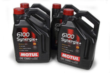 Load image into Gallery viewer, MOTUL USA 108647-4 6100 Synergie 10w40 Oil Case 4 x 5 Liters