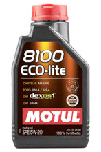 Load image into Gallery viewer, MOTUL USA 109102 8100 5w20 Eco-Lite Oil 1 Liter