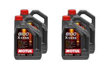 Load image into Gallery viewer, MOTUL USA 109776-4 8100 X-Cess 5w40 Oil Case 4 x 5 Liter Bottle