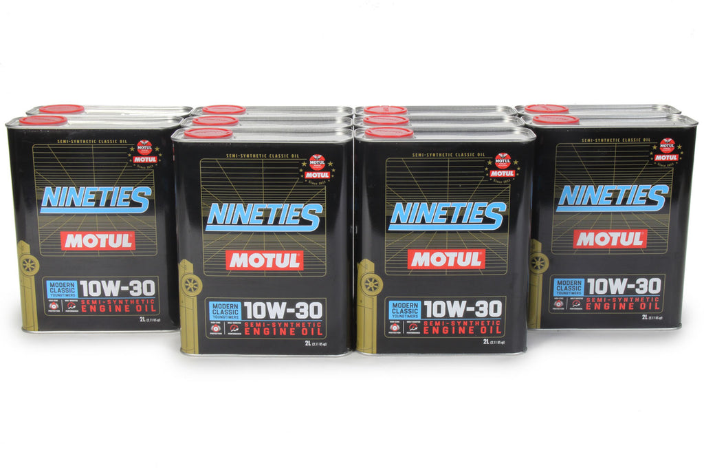 MOTUL USA 110620-10 Classic Nineties Oil 10w 30 Case 10 x 2 Liter