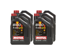 Load image into Gallery viewer, MOTUL USA 110905-4 8100 X-Cess Gen2 5W-40 Case 4 x 5 Liter