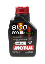Load image into Gallery viewer, MOTUL USA 111363 8100 Eco-Lite Gen3 0w20 1 Liter