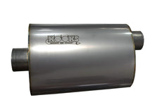 Load image into Gallery viewer, Kooks Custom Headers MUF-009 2-1/2in. Oval Center/Offset Muffler 12in. Long Body. Stainless Steel.