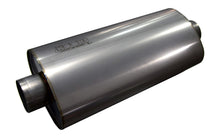 Load image into Gallery viewer, Kooks Custom Headers MUF-019 3in. Oval Center/Center Muffler 18in. Long Body . Polished Stainless Steel.
