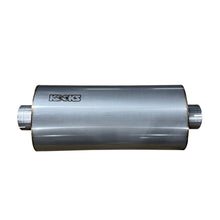 Load image into Gallery viewer, Kooks Custom Headers MUF-019-CI 3in. Oval Clamp In Center/Center Muffler 18in. Long Body . Polished Stainless St