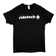 Load image into Gallery viewer, (M)-T-Shirt---Black-With-White-Ridetech-Icon,-Medium.