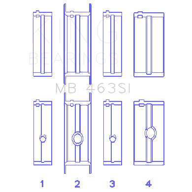 Main-Bearing-Set-For-Chrysler-239-1987-1991