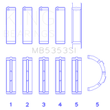 King Engine Bearings MB5353SI MAIN BEARING SET For FORD 281 4.6L SOHC 16V