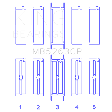 Main-Bearing-Set-For-Ford-(Usa)-Eng-445-TDies